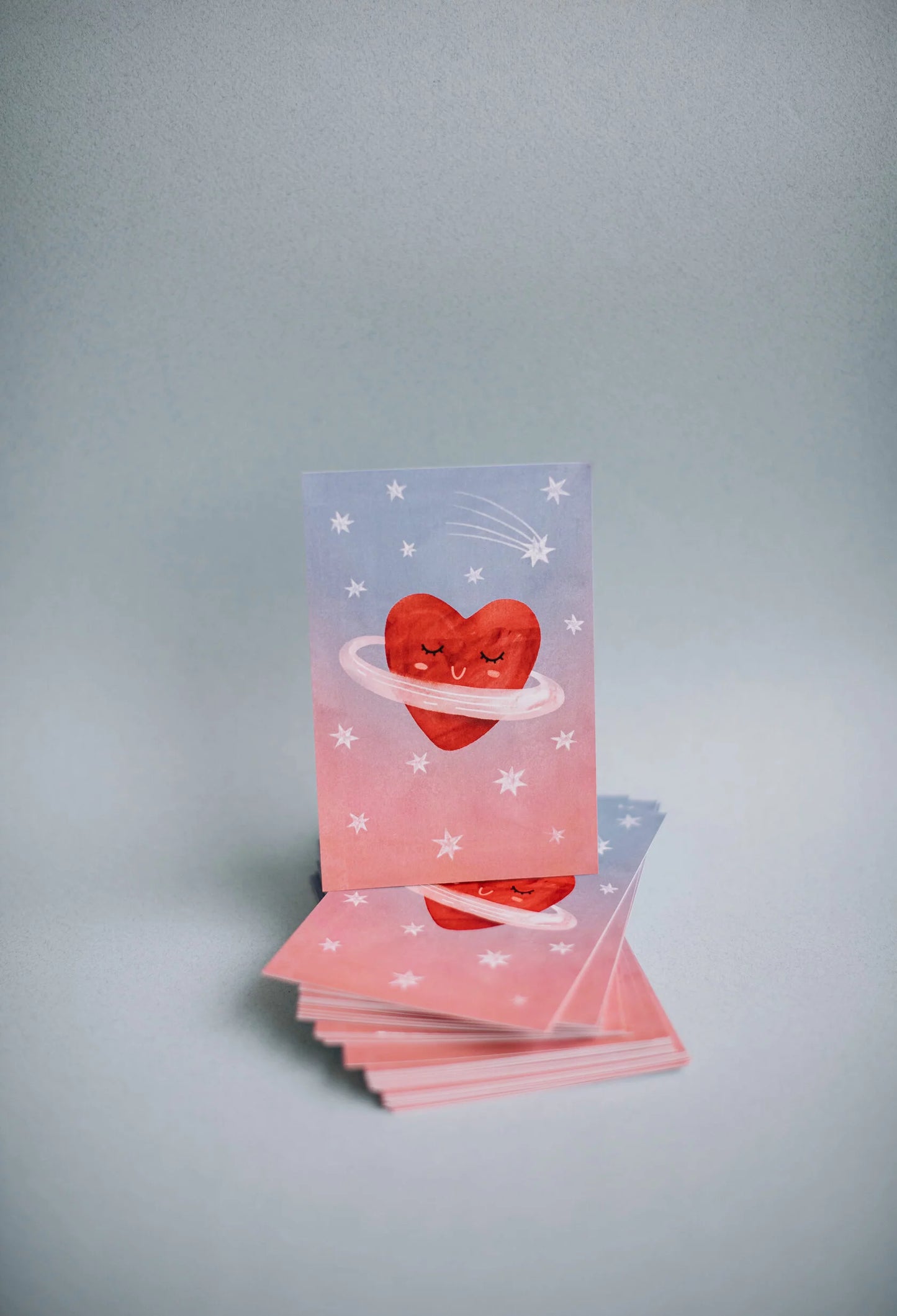 Greeting card 10x15 cm 'Love Planet'