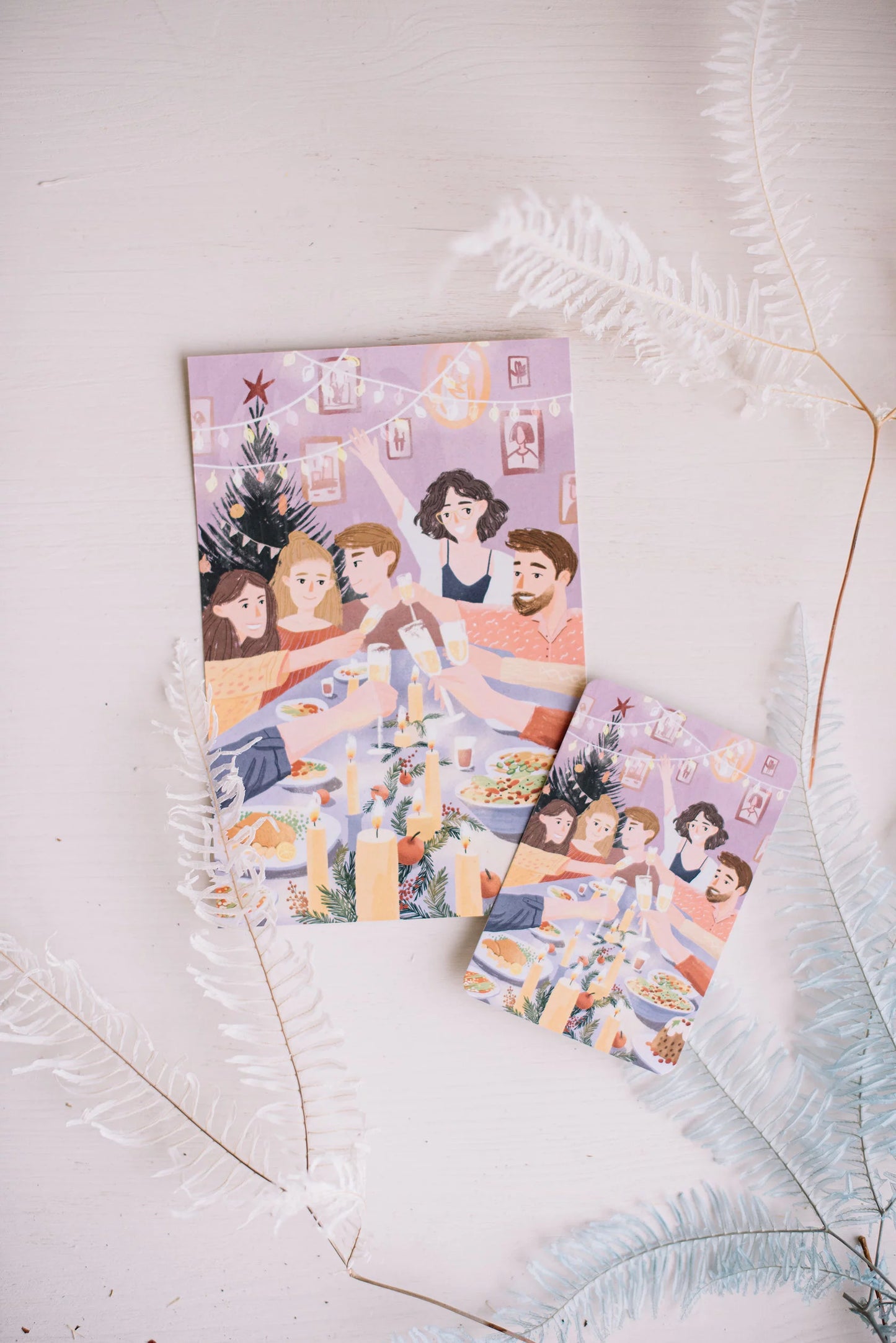 Greeting card 10x15 cm 'Best Friends' Holidays'