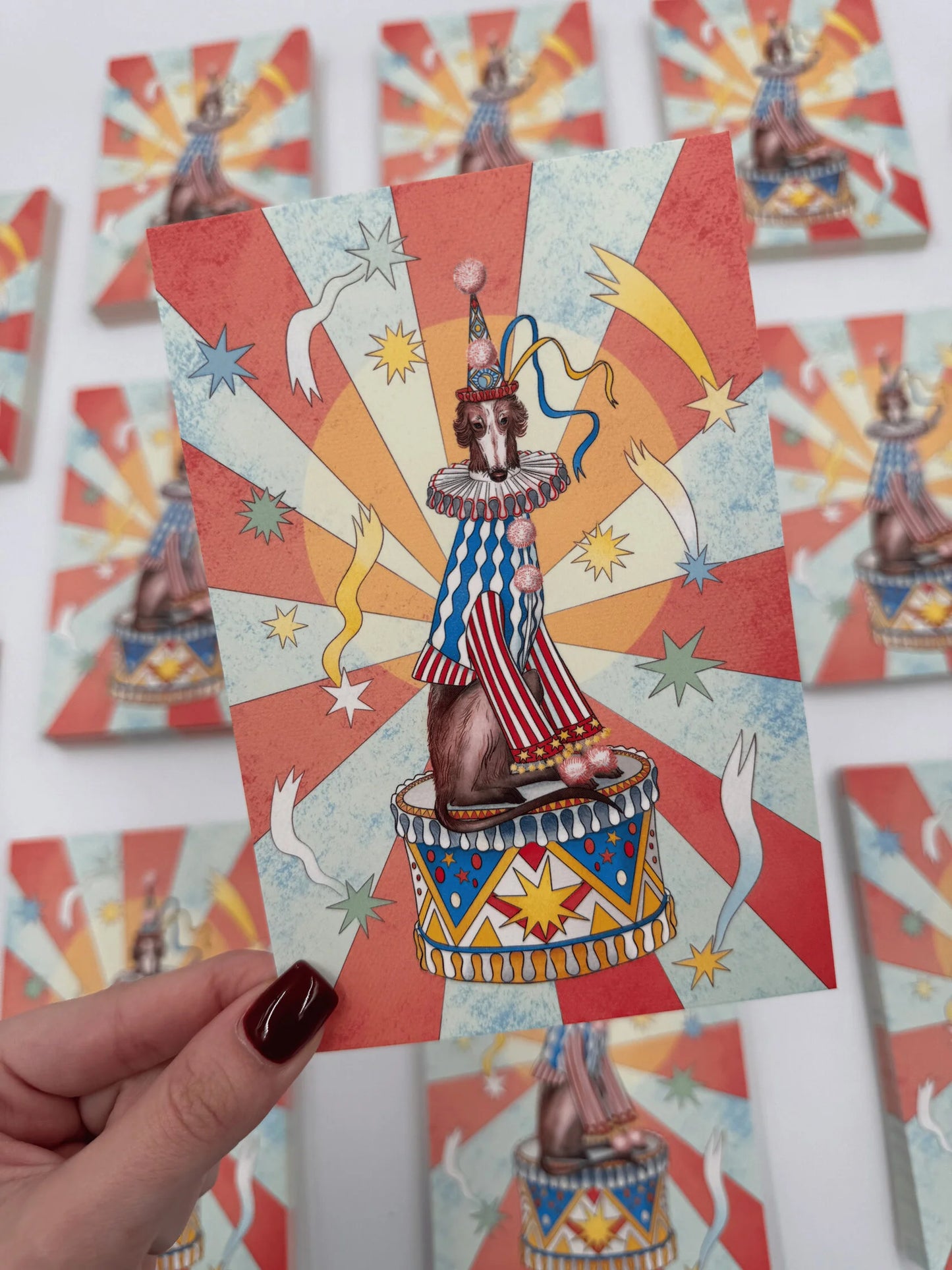 Greeting card 10x15 cm 'Born To Shine'