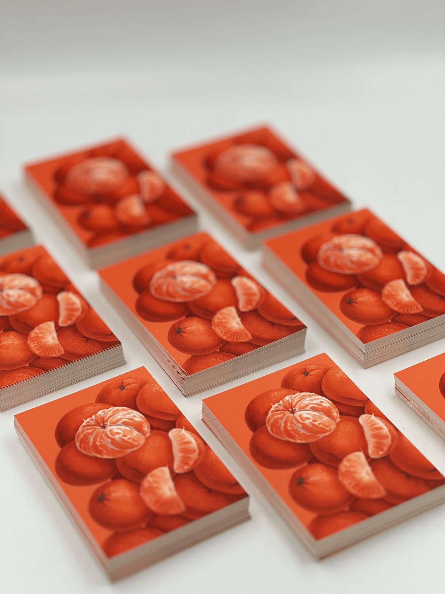 Greeting card 10x15 cm 'The Mandarins' (with embossing)