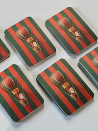 Mini single card 6x9 cm ‘Santa’s Balloon’