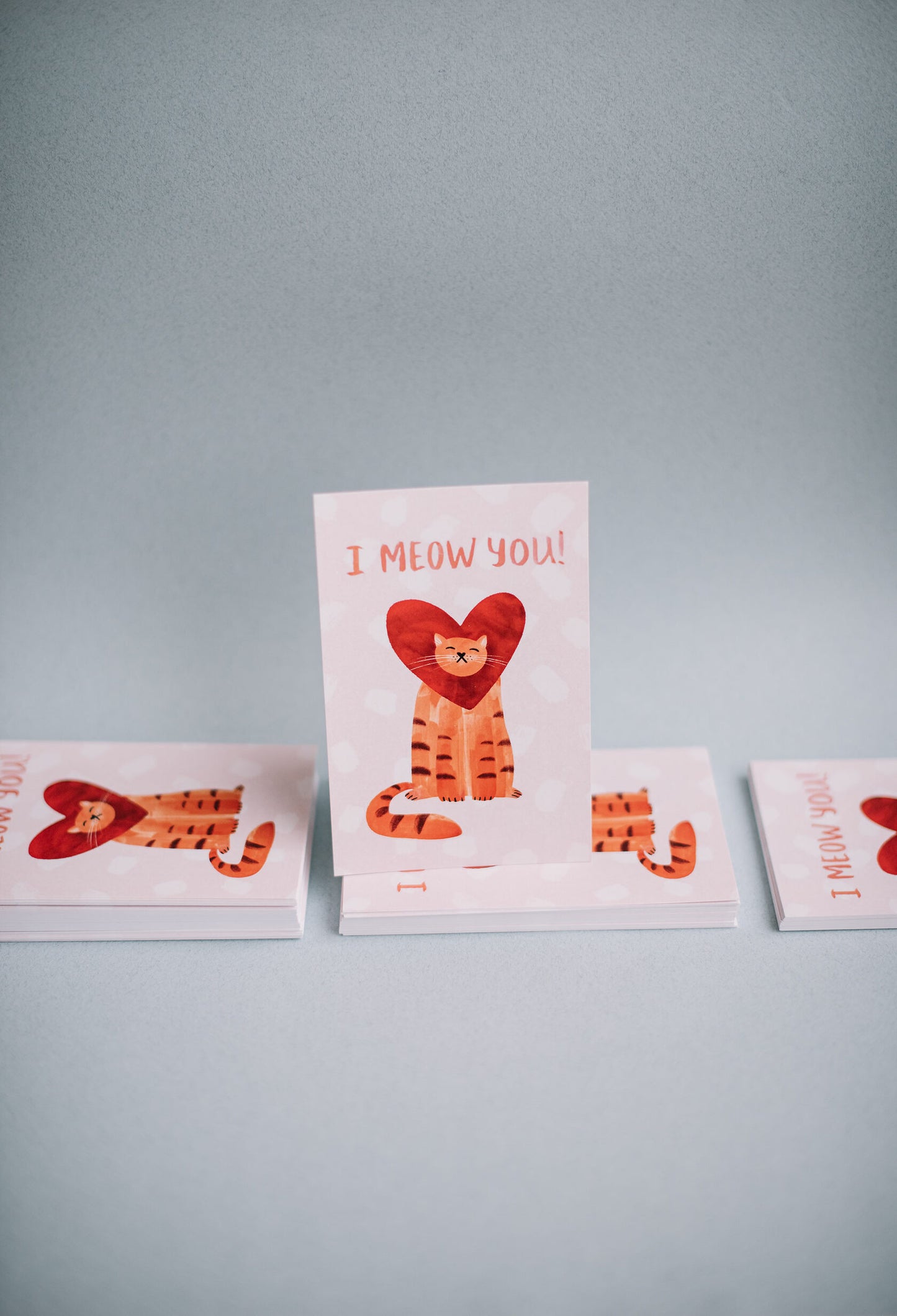 Greeting card 10x15 cm 'I meow you'