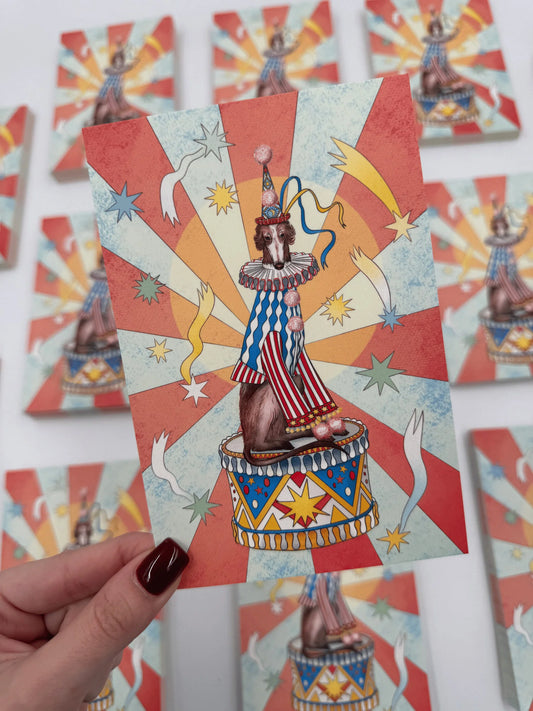 Greeting card 10x15 cm 'Born To Shine'