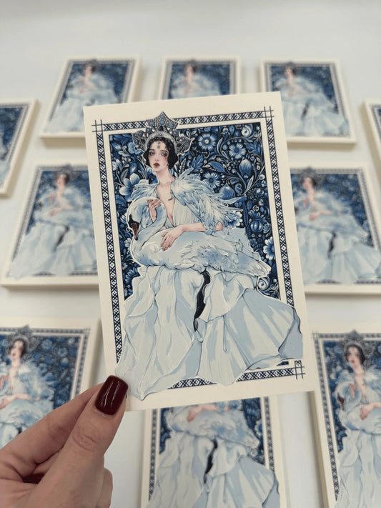 Greeting card 10x15 cm 'The Ice Garden'