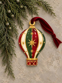 Shaped Paper Ornament h11 cm ‘Circus: Hot Air Balloon’